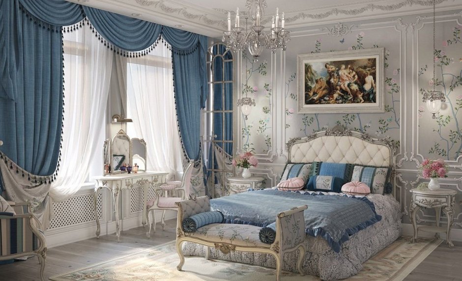 Rococo style living room