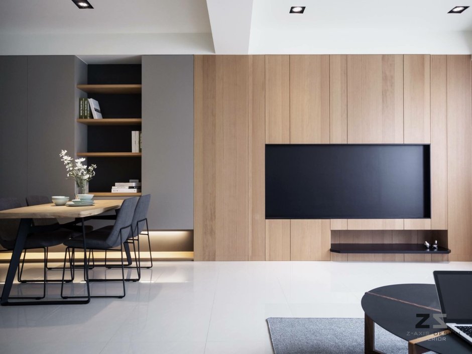 T v panel design for living room
