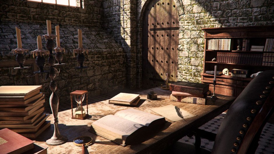 Medieval tavern room