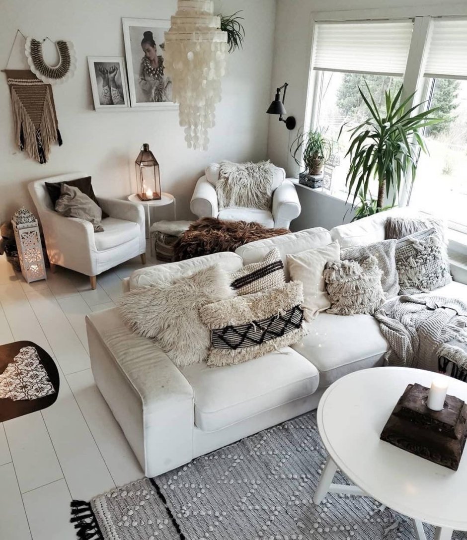 Bohemian design living room