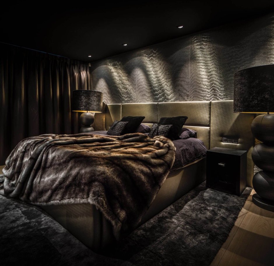 Luxury black room