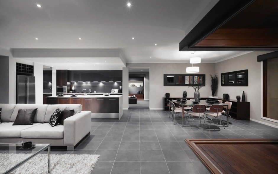 Elegant tiles for living room
