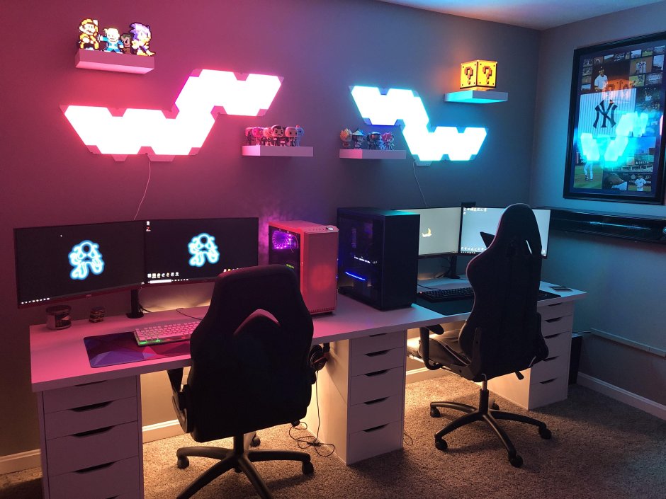 Cute gamer room