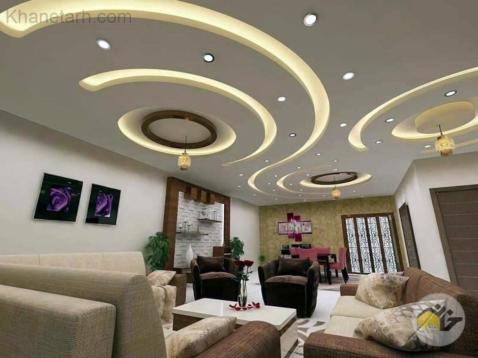 Living room rhino board ceiling designs pictures