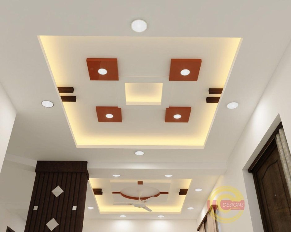 Gypsum ceiling for dining room