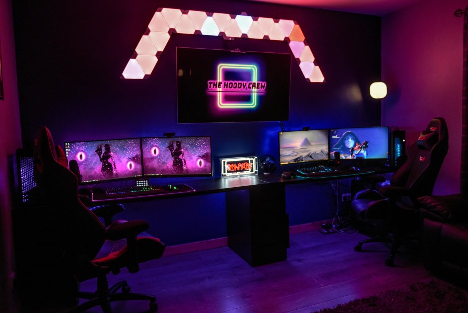 Playstation gaming room setup