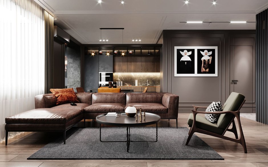 Behance living room design