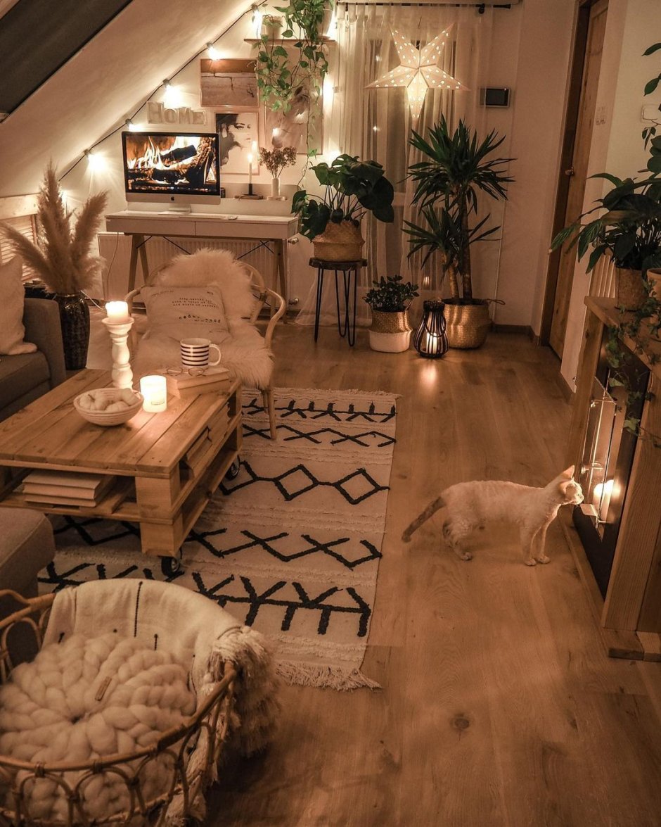 Warm cosy living room ideas