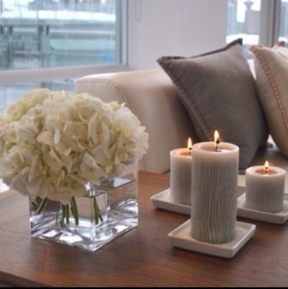 Candle light room decoration