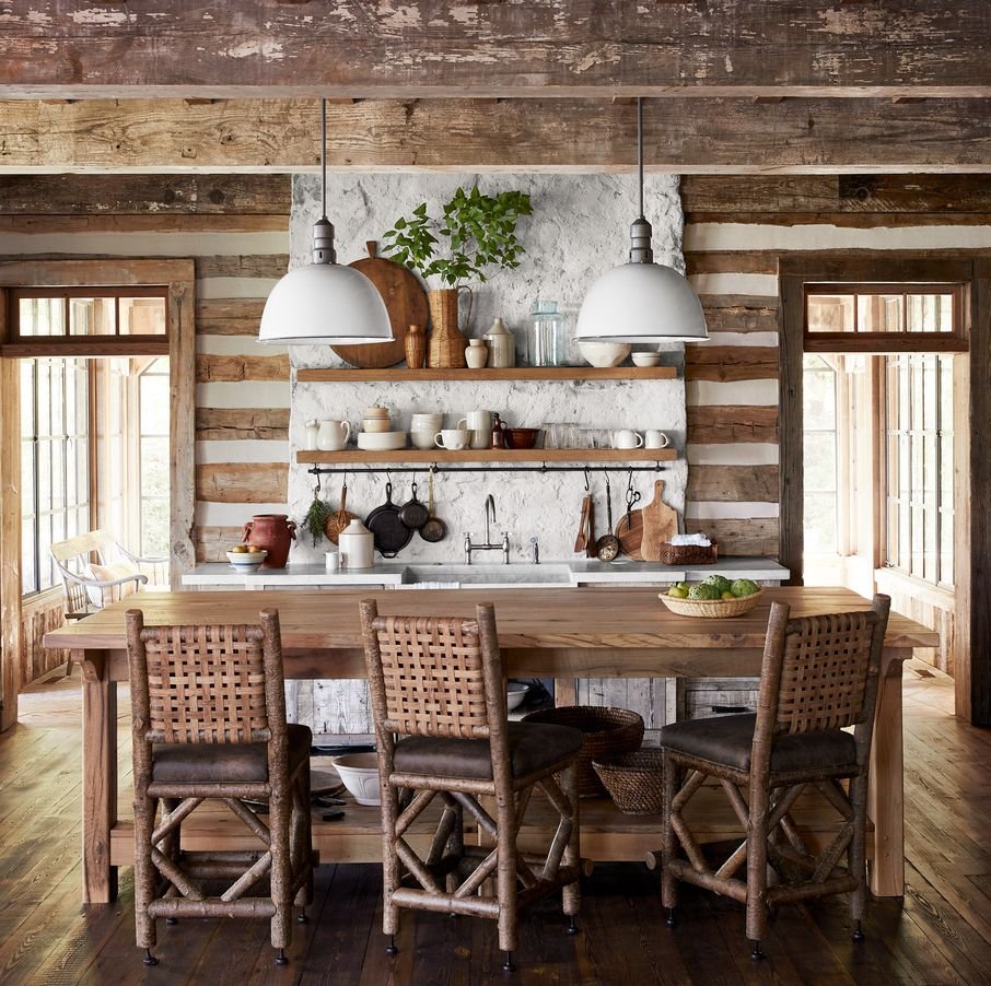 Rustic wall decor for kitchen