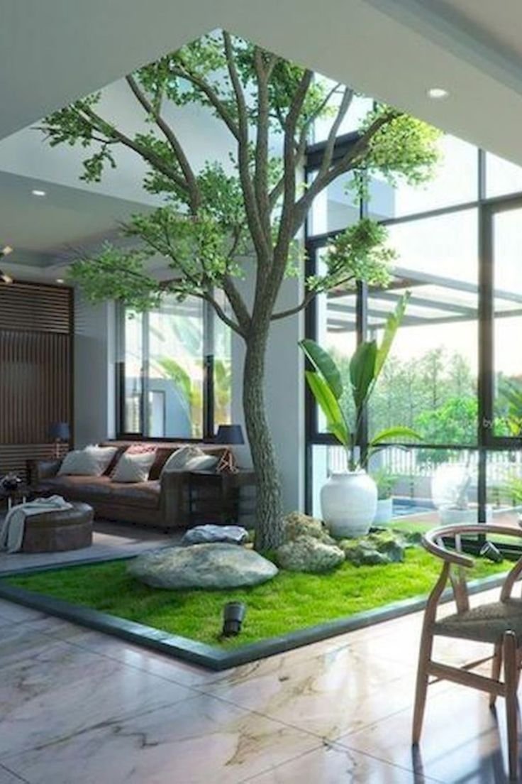 Indoor garden interior design