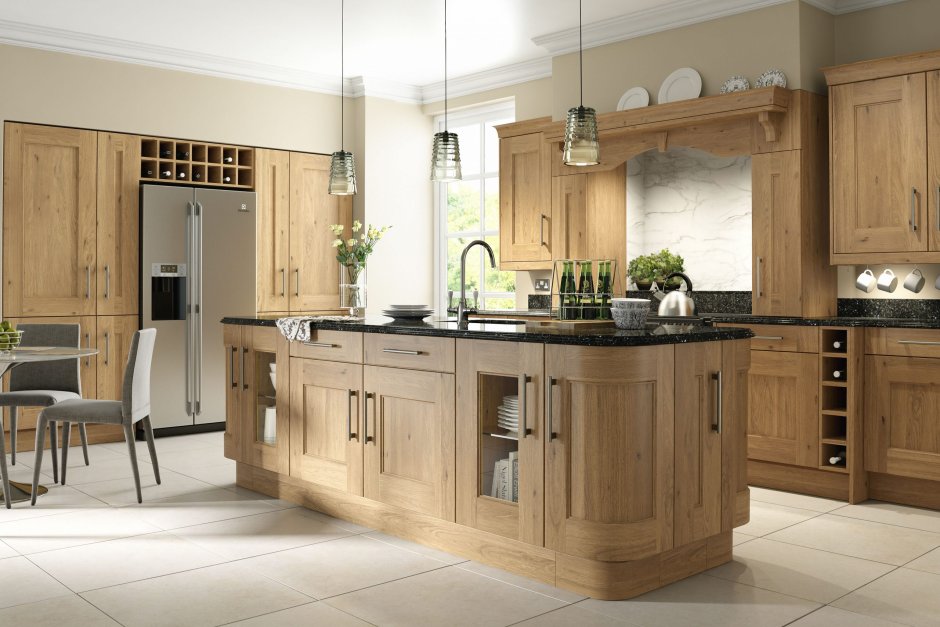 Solid kitchen cabinets