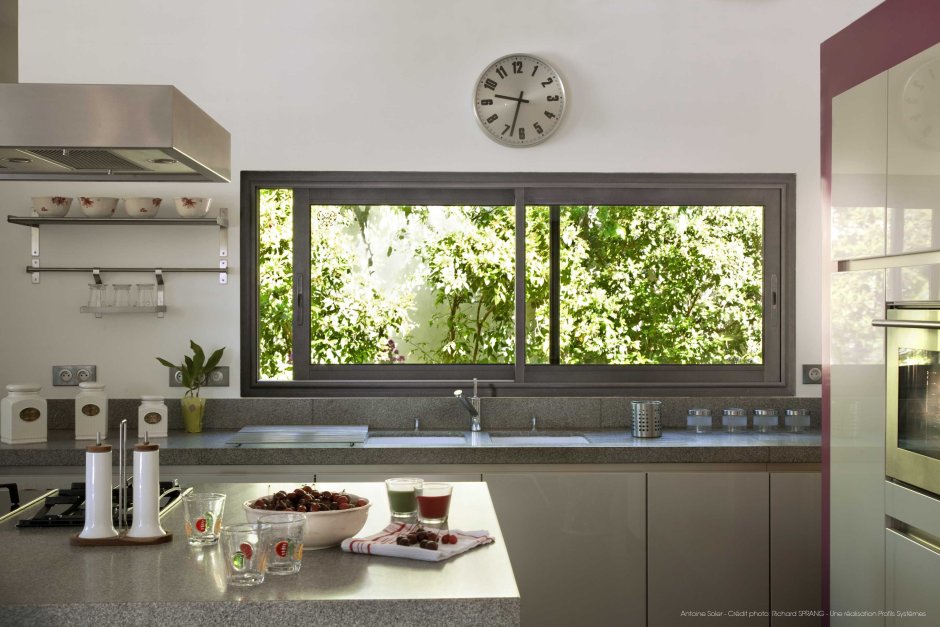 Kitchen window aluminium