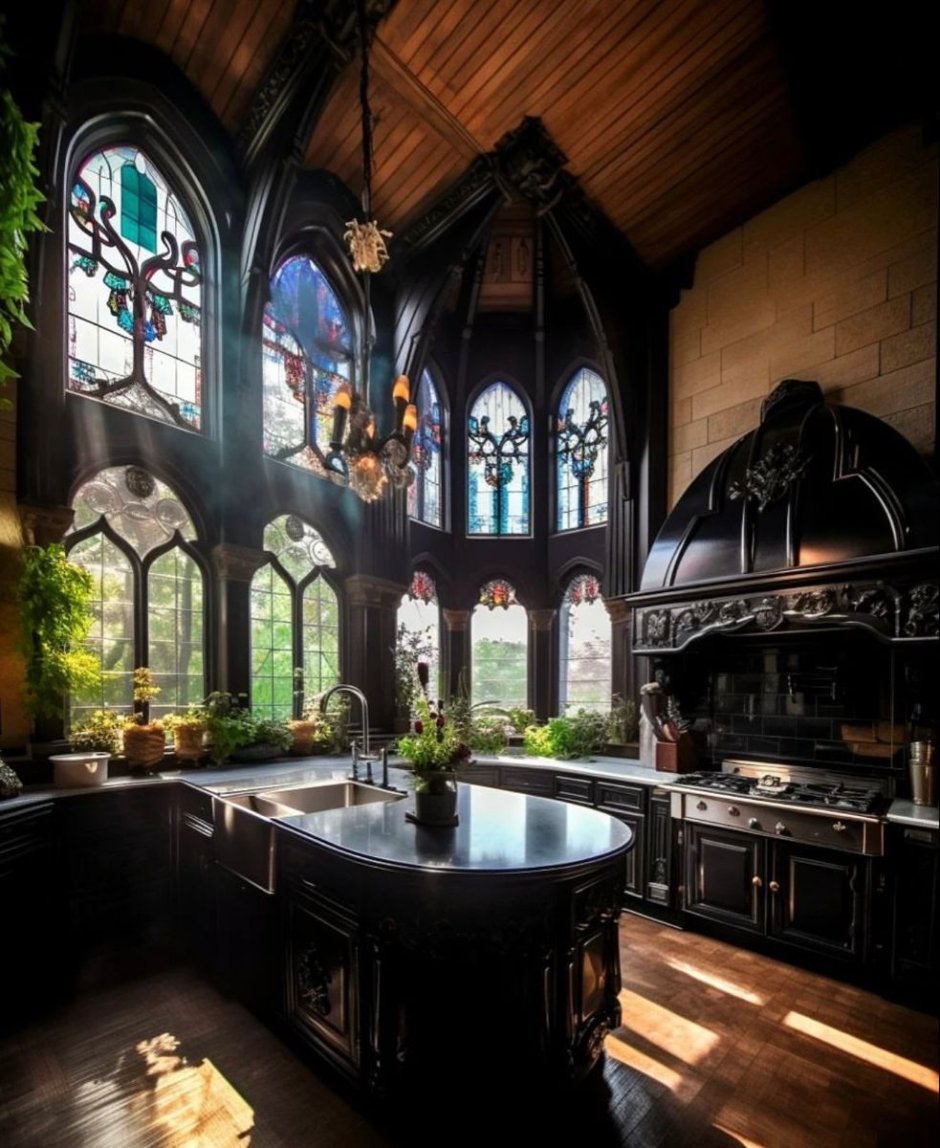 Gothic kitchen design