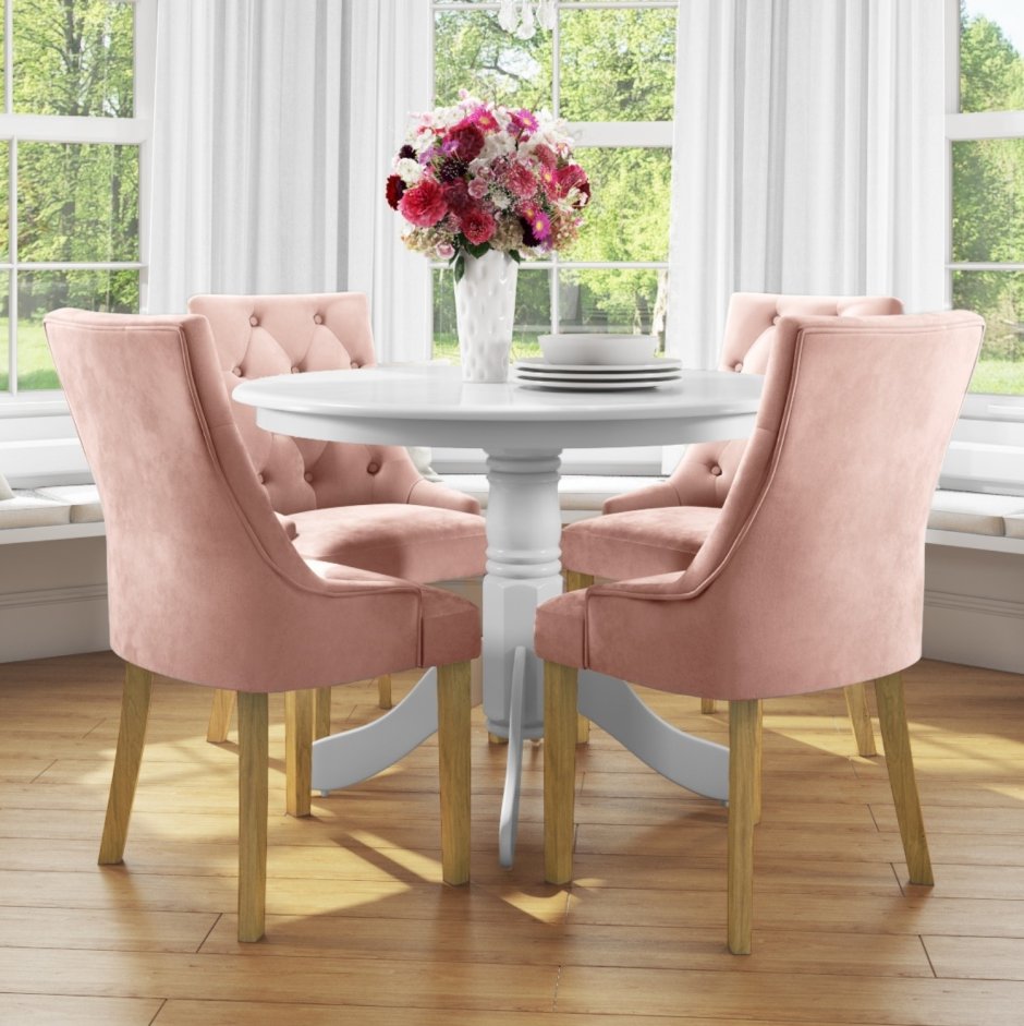 Pink kitchen table