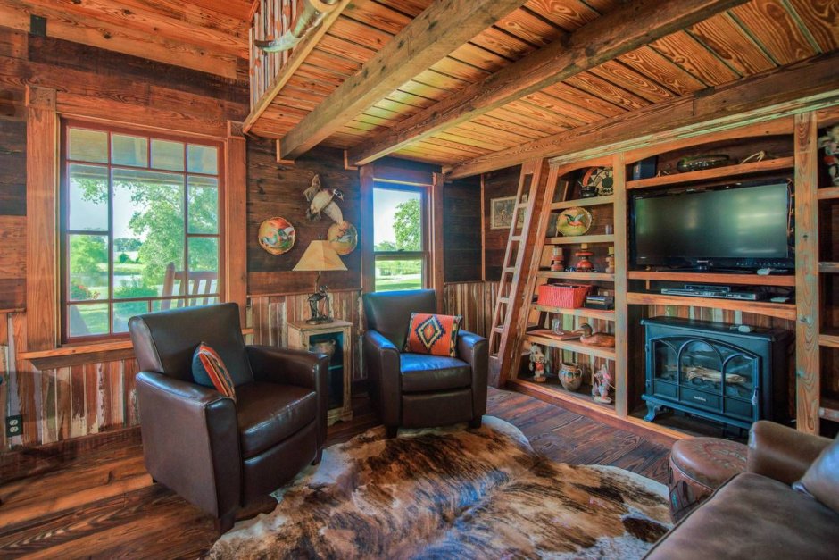Small cabin interiors