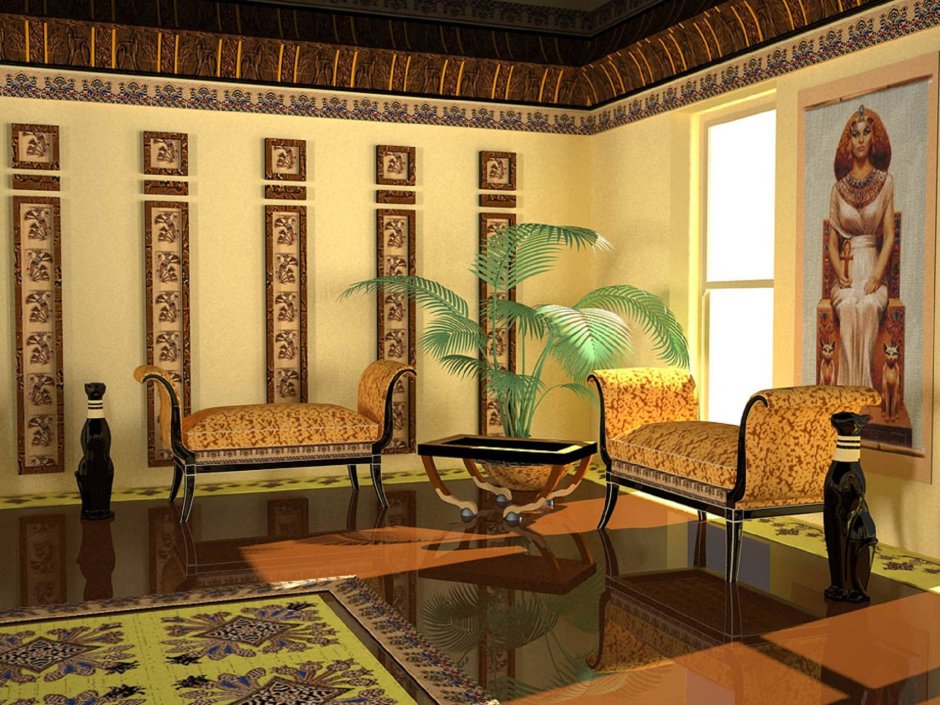 Egyptian interior design