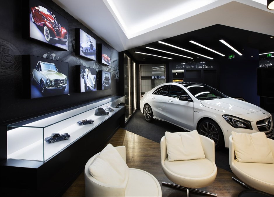 Mercedes interior design