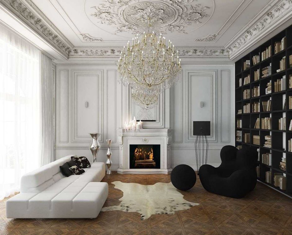 Modern baroque interior