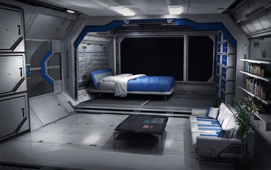 Space ship interiors
