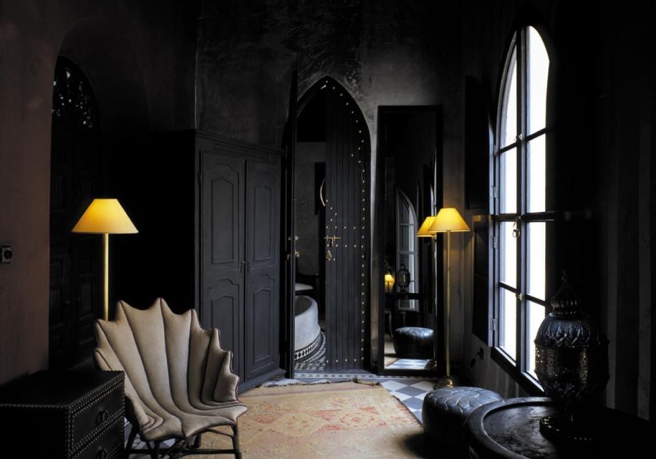 Dark gothic interior