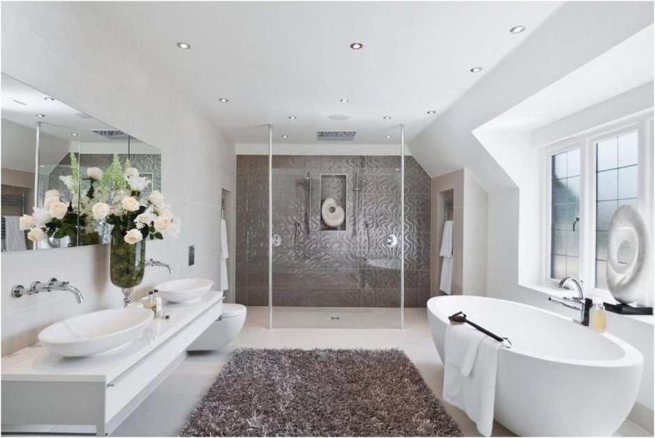 Contemporary interior design bathroom
