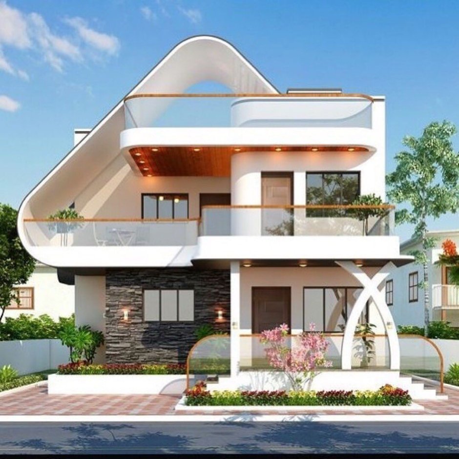 Houses front design