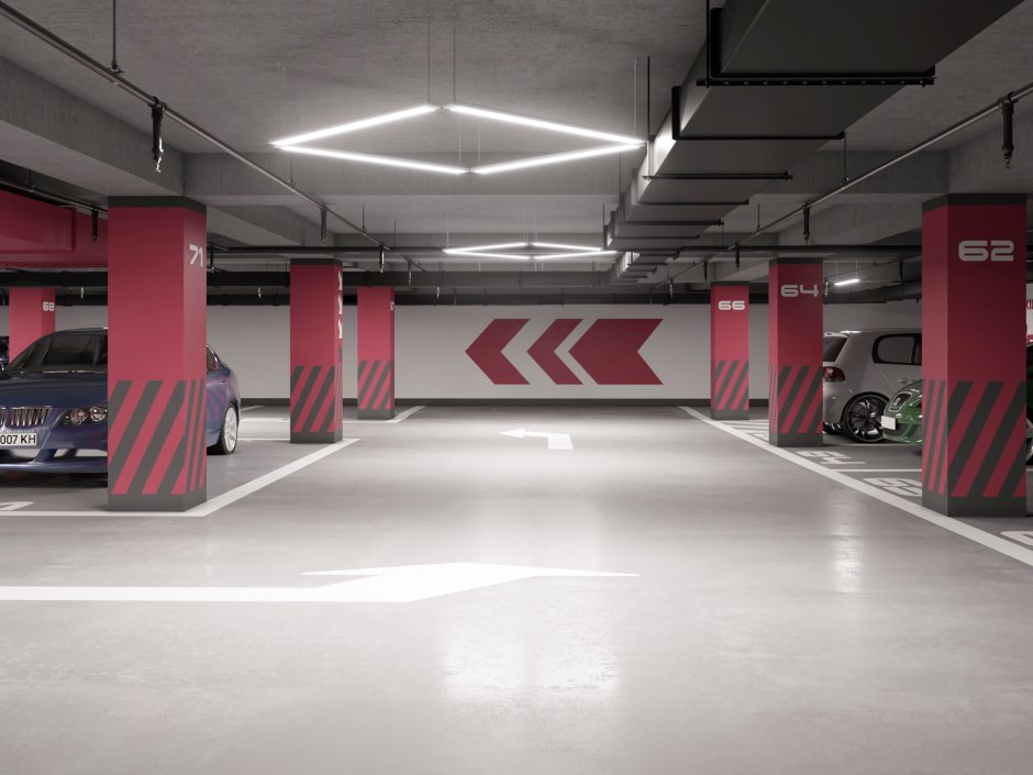 Underground parking house