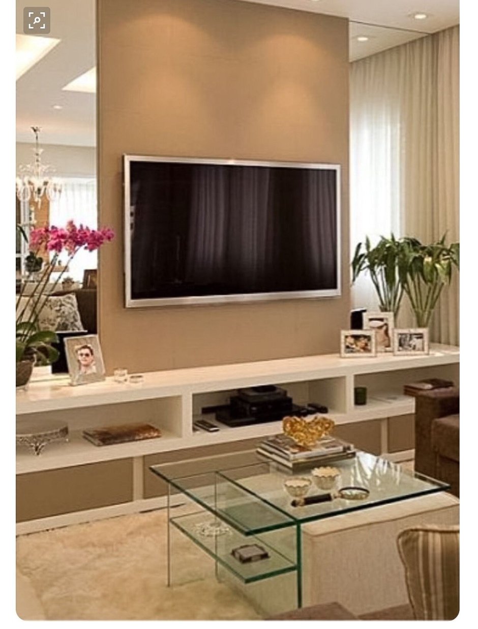 Tv in wall design