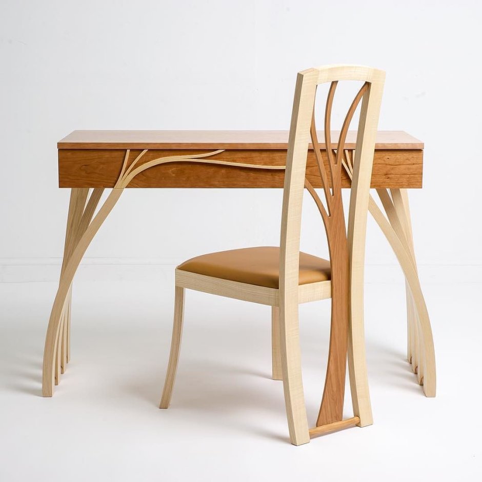 Design of wooden chair