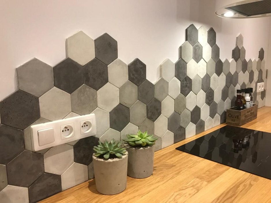 Tiles in wall design