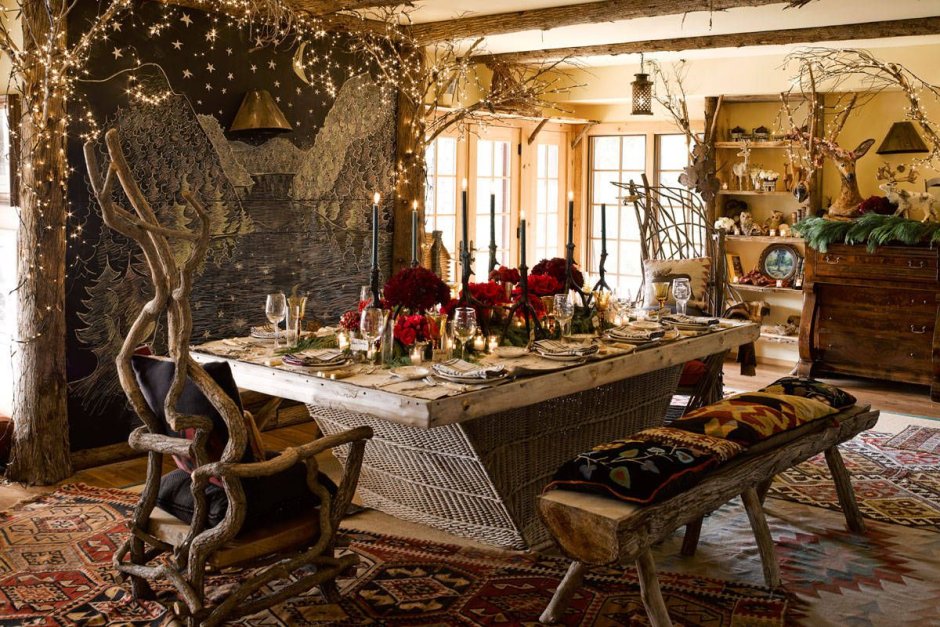 Hippie dining room