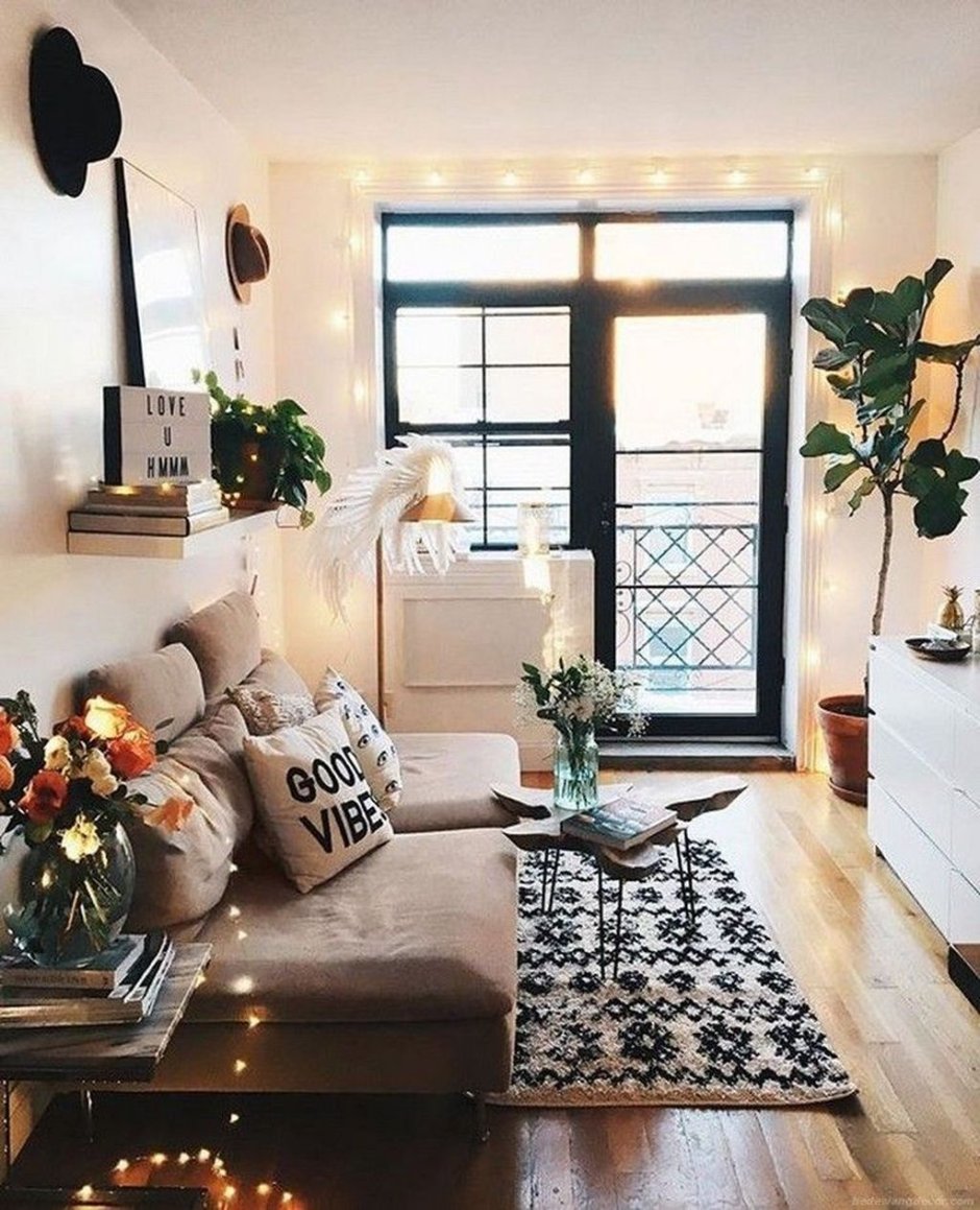 Simple cozy living room