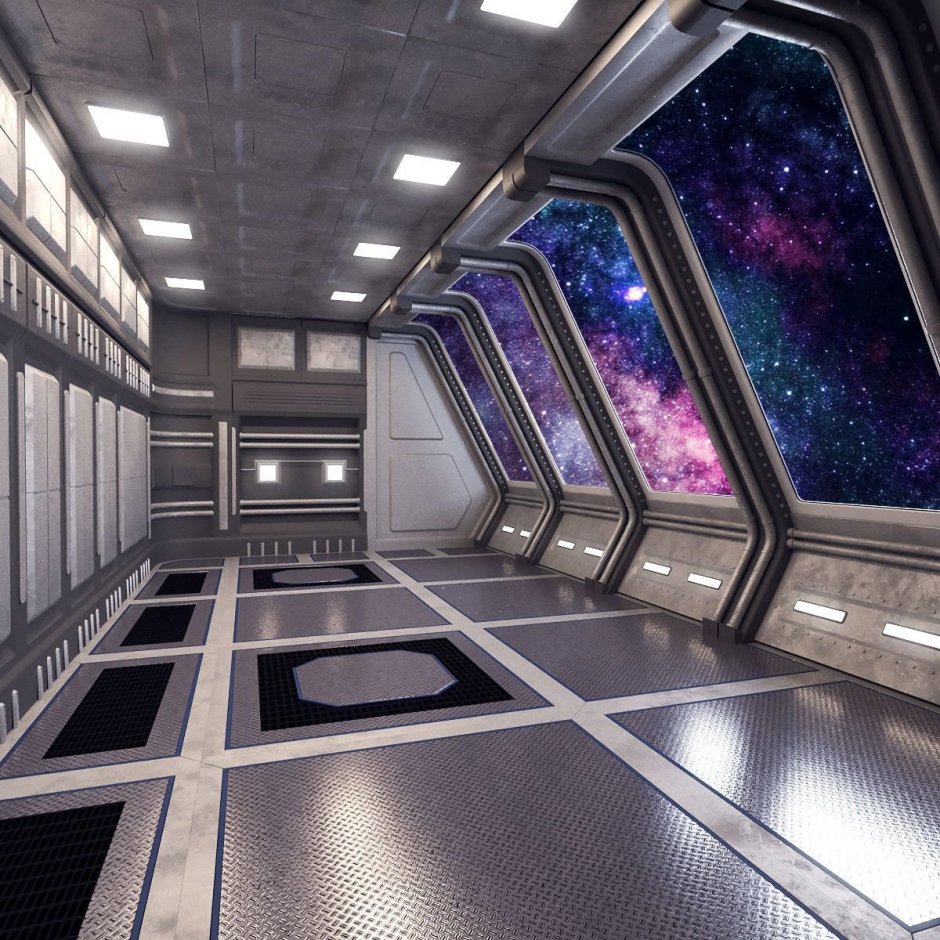 Rooms in a space station