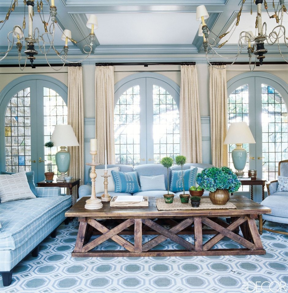 Drawing room blue