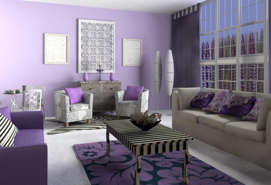 Lavender in room