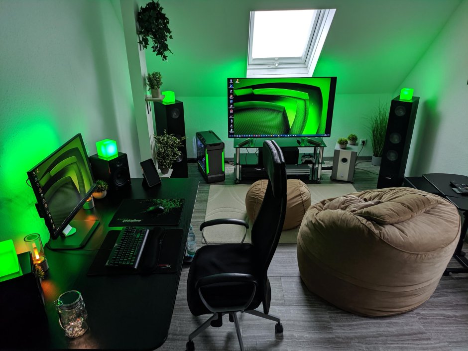 Gaming room colours