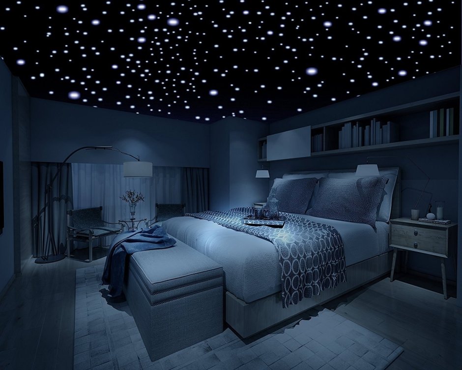 Night sky in room