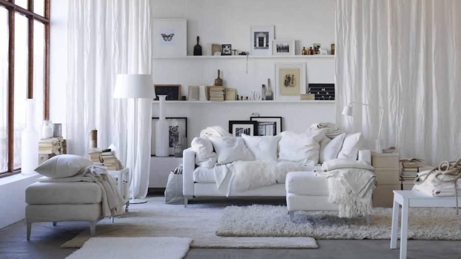 Cool white room
