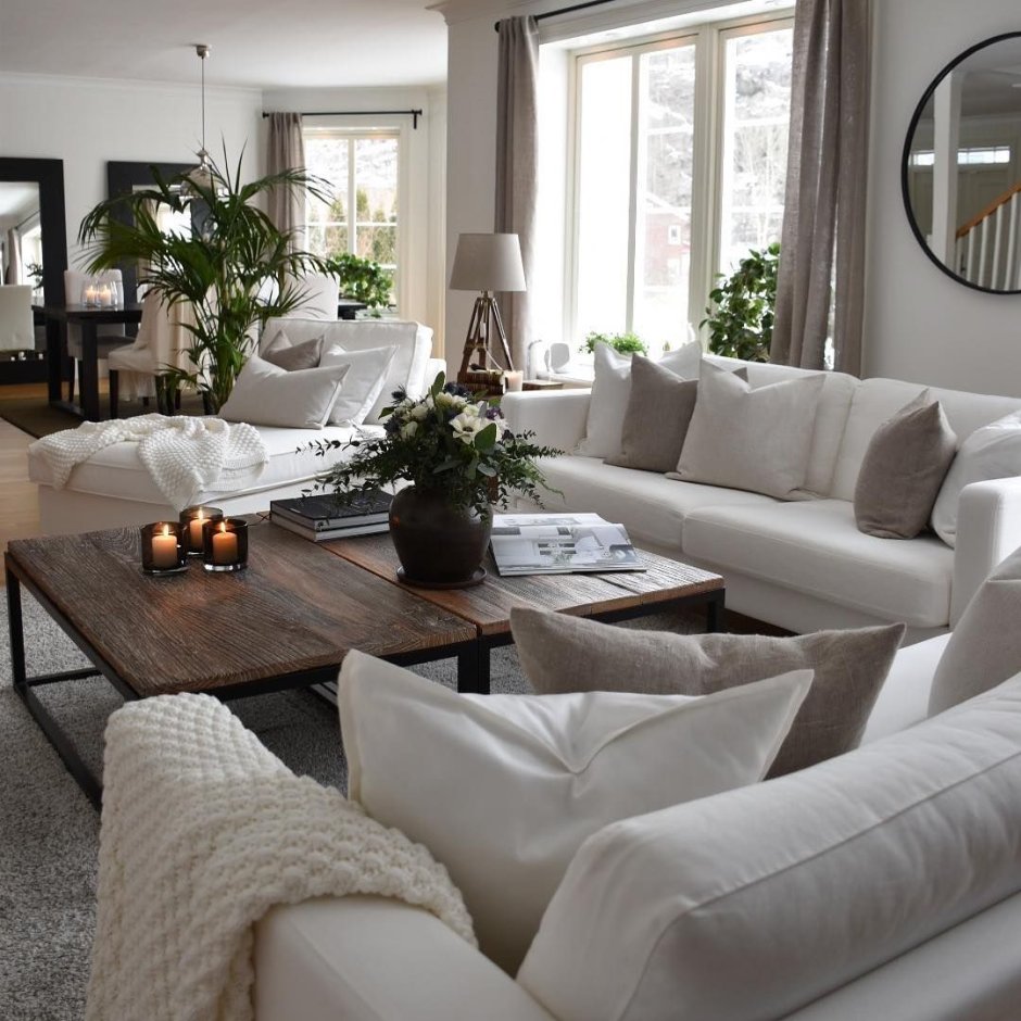 Minimalist cozy living room