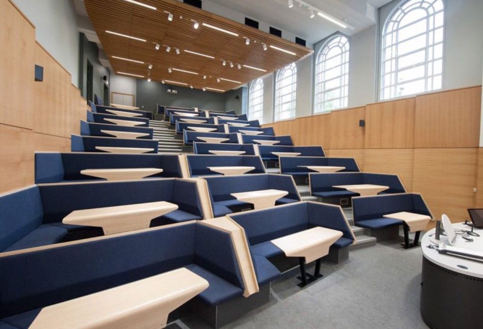 College lecture classroom